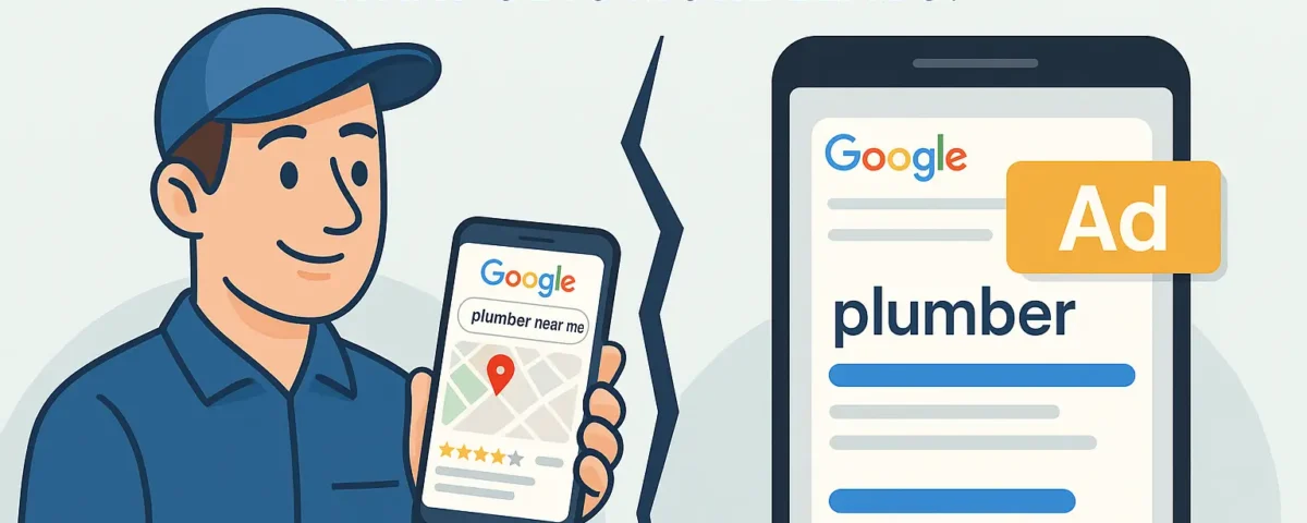 SEO vs PPC for plumbers