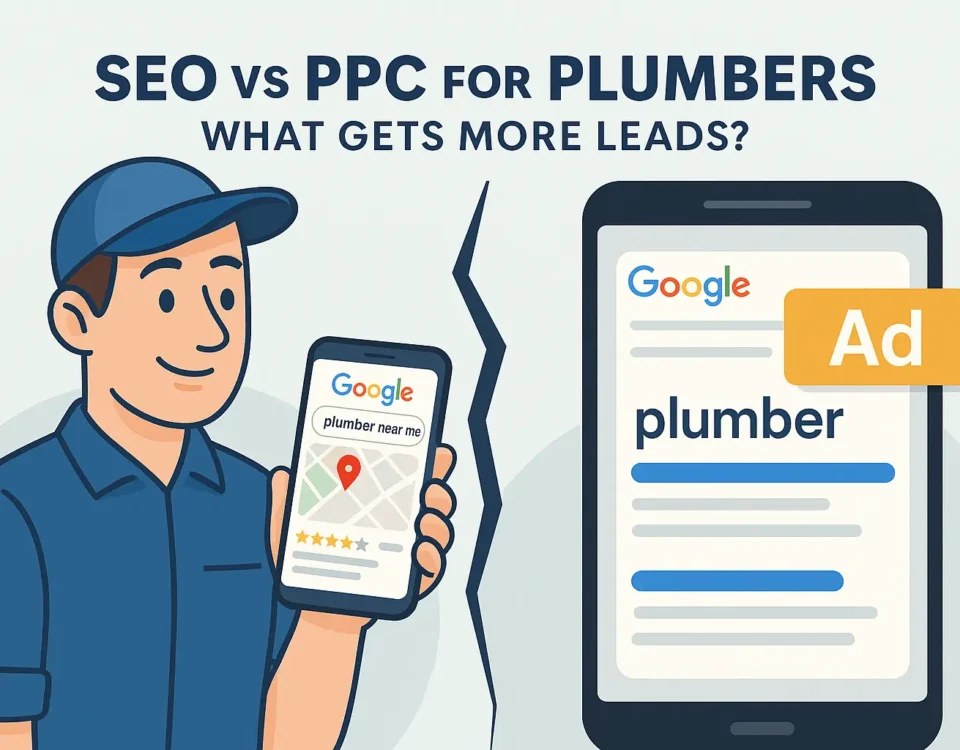 SEO vs PPC for plumbers